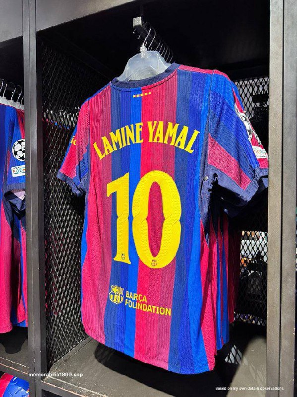 Catalan_ir | بارسا | بارسلونا: ⚽️ پرفروش‌ترین پیراهن‌ اصلی بارسلونا در فصل ۲۰۲۷/۲۶ از ماه جولای تا امروز:1⃣ لامین یامال2⃣ پدری3⃣ رافینیا4⃣ گاوی☆ @Catal