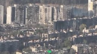התקפות על נקודות שליטה של כטב"מים אויב בבניינים רבי קומות בעיירה רייגורודוק שבאזור הסלאבי.