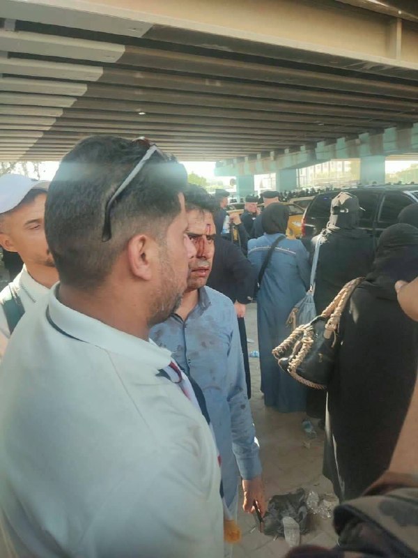 כוחות המהומות תוקפים בוגרים ותיקים שדורשים מינויים בבירה בגדאד