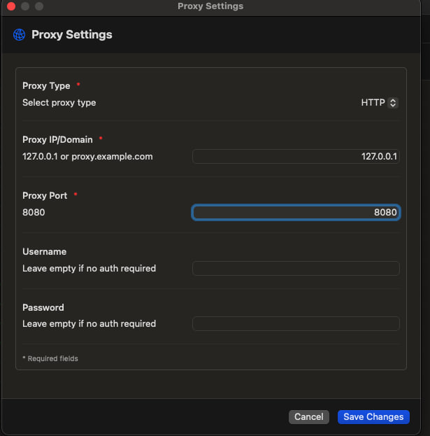 🆔  软件名称：ProxyBridge⭐️  软件功能：透明代理➡️  支持平台：#Windows #macOS #Linux📁  软件简介：一款轻量级的开源通用代理客户端，作为Proxifier的替代品，可以将特定进程的TCP和UDP流量重定向到SOCKS5或HTTP代理，支持按应用程序逐个路由、阻止或允许流量