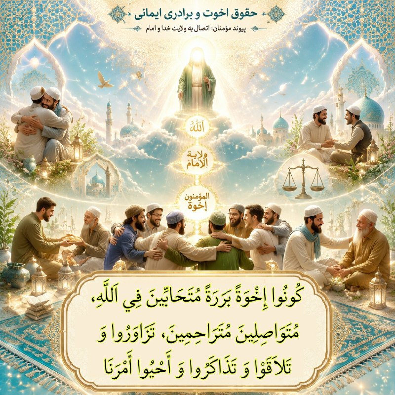 کتاب ها و نکات مفید: بسم الله #حدیث 🔸 حقوق #اخوت و برادری ایمانی در اتصال به ولایت الهی امام معصوم (علیه السلام) 🔹از اهتمام به رفع نیاز مؤمنا