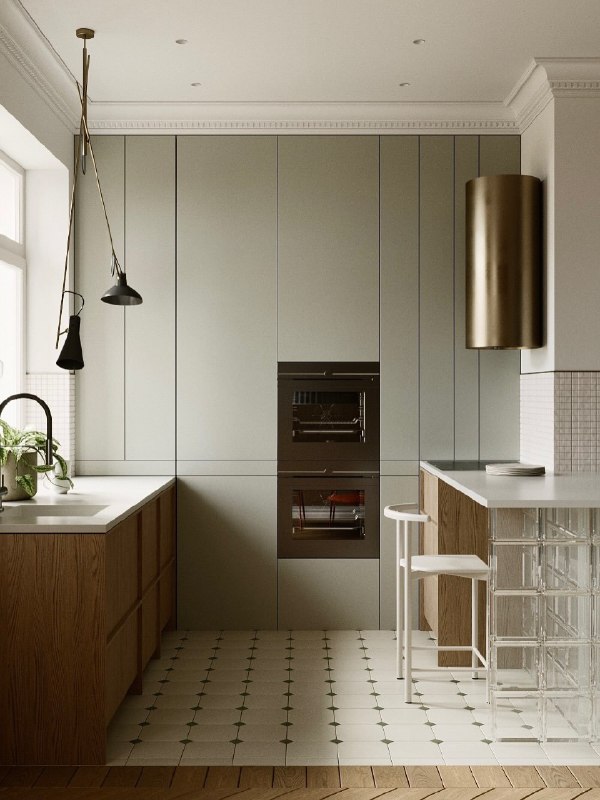 Оцените дизайн проект кухни-гостиной-столовой по 10 бальной шкале. Мы в МАХ - изображение 1 - оцените, дизайн, проект