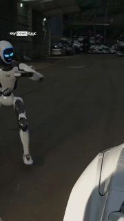 A new Chinese robot with great abilities, designed to be a bodyguard. What are its advantages? social sky