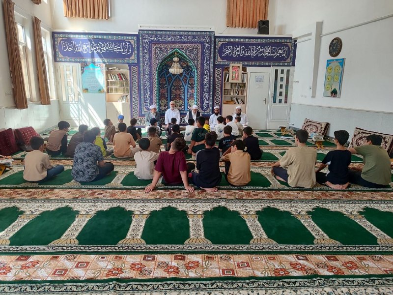 امور مکاتب حوزه علمیه احناف خواف: 🔶️بازدید از مکتب قرآن مسجد مولانا رومی رحمه الله - خواف🍃🌸💐🌸💐🍃امور مکاتب حوزه علمیه احناف خوافتلگرام و ایتا: @makatebekha