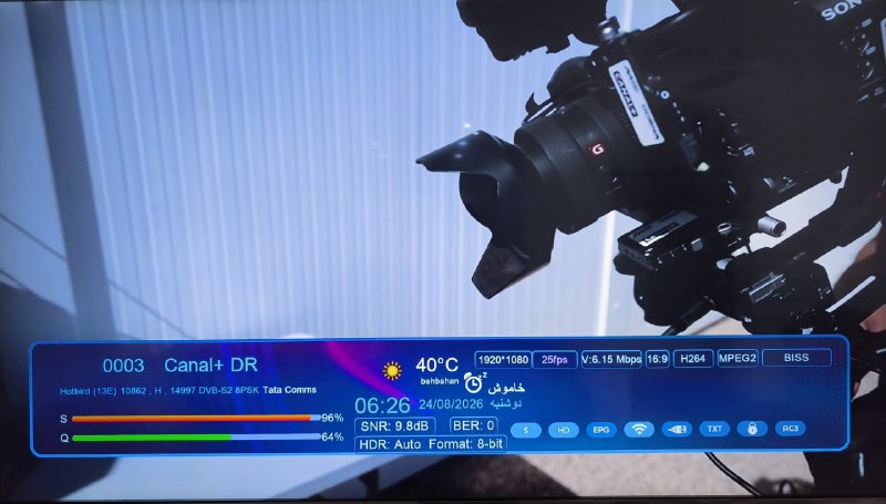 ماهواره استور: فید مسابقات موتو جی پی 📡 Eutelsat Hotbird 13B/13C/13G @ 13.0°E📶 10862 H 15000🆔 Canal+ DR🔑 CW: 44 4A 22 B0 2C 11 1D 5A