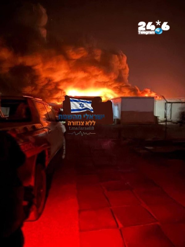🇮🇱 מתוך בסיס מוואפק אל סולטאני בירדן , פגיעה ישירה במגורי החיילים.