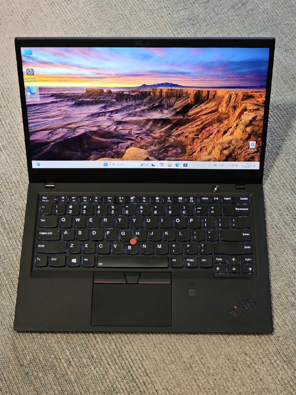 ультралегкий сенсорный ноутбук ультрабук Lenovo ThinkPad X1 Carbon 6th Gen Core i5-8350U, 16GB RAM, — фото 1