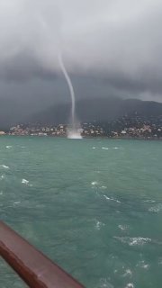 צפו: זרימת מים מדהימה זוהתה ליד סנטה מרגריטה ליגורה, איטליה.