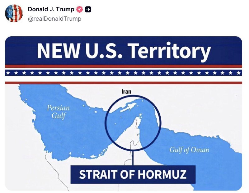 اخبار جنگ ایران امریکا: 🇺🇸 ترامپ دوباره اینو پست کرد.🔴 @KhabarFuri