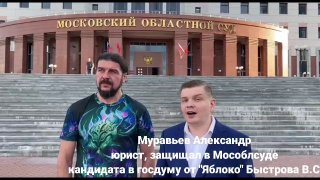 В Подмосковье одномандатника от «Яблока» сняли с выборов в Госдуму по иску конкурентаМособлсуд снял с выборов в Госдуму кандидата от «Яблока» Виктора Быстрова, выдвигавшегося в Коломенском одномандатном округе №120. Об этом сообщил представитель Быстрова, 
