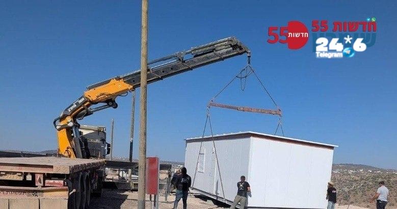 🇮🇱 תוכנית ההתחברות. לקראת חידוש ההתיישבות: הוצבה שכונת הקרוואנים הראשונה ביישוב גנים בצפון השומרון - 21 ש…