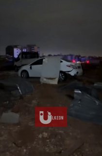 סופת טורנדו חזקה פגעה באנטליה: ארבעה אנשים מתו כולם היו עובדים באתר בנייה ושהו בבקתות בזמן מזג אוויר גרוע…