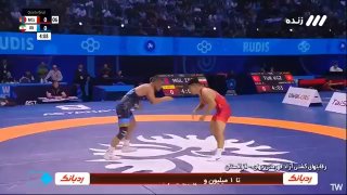 סינה חלילי לא הגיעה לחצי הגמר סינה חלילי הפסידה 6-1 מול טולגה טומור אוצ'יר ממונגוליה במשקל 70 ק"ג של אליפות…