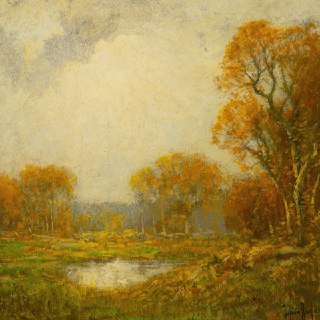 “Autumn’s Pond” by Julian OnderdonkThe Art Vault