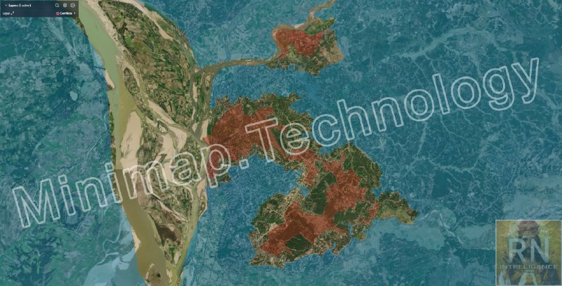 מפת דברים חדשים לקרב בהמו, מיאנמר, זמינה ב-MINIMAP. טכנולוגיה.