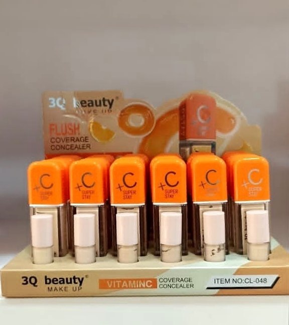 💄پخش عمده آرایشی بهداشتی تٌکتَم 133: ⚜#کانسیلر#تیری_کیو⚜3Q BEAUTY043🍊کانسیلر تیری کیو 🍊دارای ویتامین سی🍊تستر دار🍊کاور بالا 🍊کیفیت عالی 💶قیمت ؟؟؟💬 ID سفارش👇👨🏼
