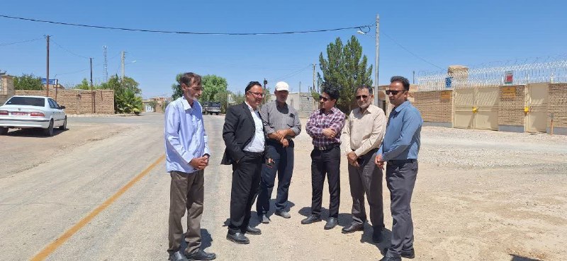 بشرویه نیوز: 🔹 بازدید از ورودی روستای نیگنانبازدید بخشدار مرکزی و رئیس اداره راهداری و حمل‌ونقل جاده‌ای،رئیس شورا و دهیار محترم از ور