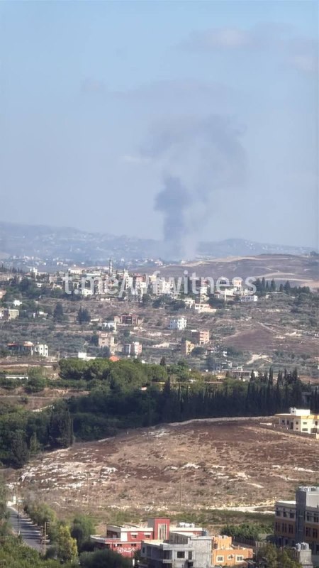 ️🇱🇧🇮🇱 צילומי הפיצוץ הישראלי בעיירות הכבושים טאלוסה ובני חיאן בדרום לבנון.