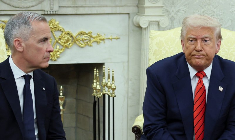 WATCH: Canada 'won't be for sale, ever,' PM Carney tells Trump in Oval Office