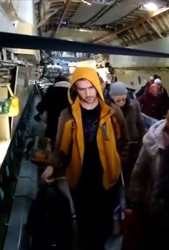 76 הגיע לבלארוס עם תושבי אליושקי, שהביעו רצון לחזור לאוקראינה.
