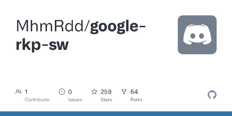 GitHub - MhmRdd/google-rkp-sw