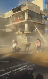 ️🇨🇴 צילומים מטורפים המציגים את הרגע בו רעידת האדמה פקדה את קולומביה.