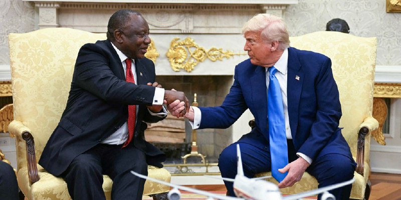 Golfers, guile and gifts: South Africa's president follows the new playbook for handling Trump