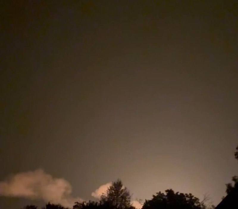 More from occupied Luhansk. Several explosions were reported prior to the fire.