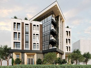 Здание отель клиника Дархан 10-сот 5-уровней 3200 м² коробка 2-линия
