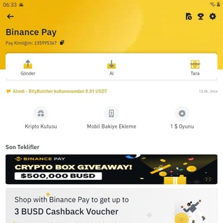 Binance Pay Uid Yardımlaşma