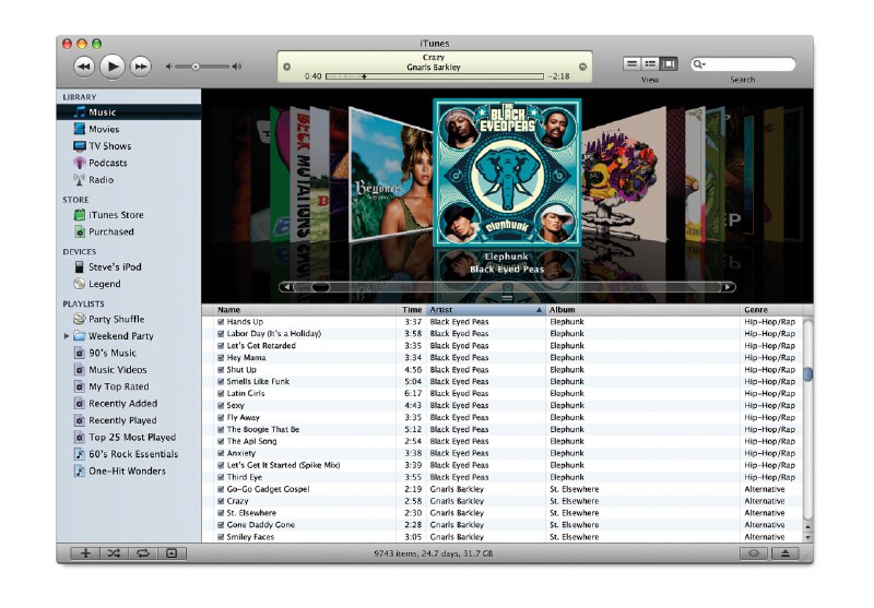 The History of Cover Flow - 512 Pixels