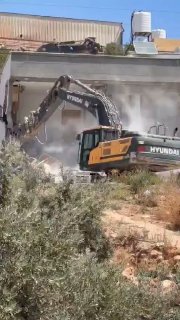 חלק מפעולות ההריסה שביצע הכיבוש בעיירה כפר אל-דיק ממערב לסלפית