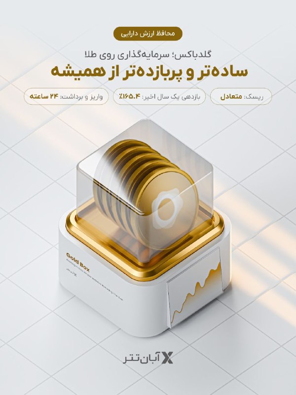 اخبار،دلار،سکه،خودرو: 🥇 گلدباکس آبان‌تتر چه تفاوتی با خرید طلای دیجیتال، توکن طلا و طلای آب شده داره؟✨۳ درصد سود سالانه بیشتر از بازار طلا:گلد