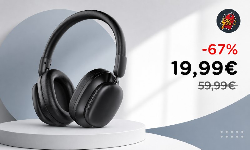 Scopri le TIMU Cuffie Bluetooth 5.4: 100 Ore di Autonomia a 19,99€!