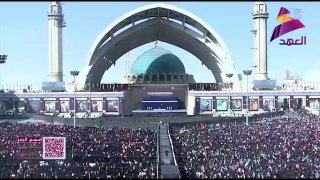 ההמנון האיראני נוגן באולם התפילה ע"ש ח'ומייני