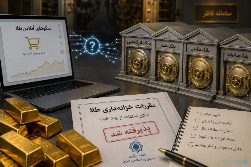 Peivast | پیوست: 🔺چند خزانه، یک واقعیت: انحصار بازار آنلاین طلا تمام نشده است🔹بانک مرکزی پس از ماه‌ها اختلاف با پلتفرم‌های آنلاین طلا، سر