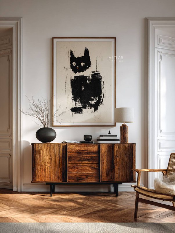 Подборка интерьерных картин для любителей акцентного минимализма. Эти картины универсальны в ярких и перегруженных интерьерах они уравновешивают пр... - изображение 6 - подборка, интерьерных, картин