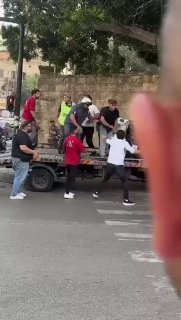 A stampede and conflict between members of the security forces and a citizen in the Burj al-Mor area in Beirut, after his motorcycle was seized.