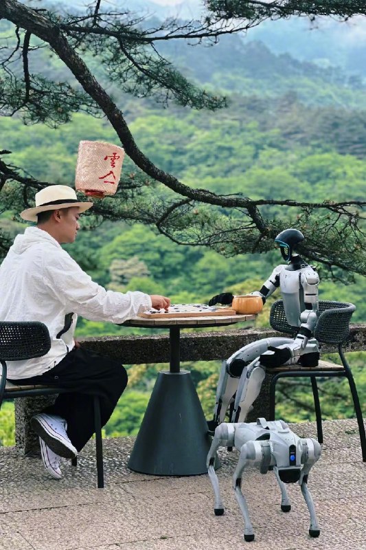 一人、一机、一狗、一局棋