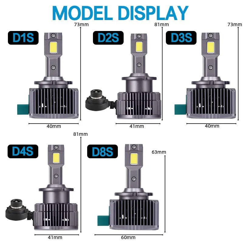 DAWNKNIGHT высокая яркость D2S D1S D3S D4S D5S D8S Светодиодные фары Лампа HID с