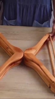 Корзина для белья DIY Собрали стильную складывающуюся корзину для белья из деревянных вешалок и тканевого чехла. Дизайн и ремонт Please open Telegr... - изображение 1 - белья, telegram, view