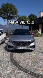 2024 Mercedes Benz W214 E-Class и 1984 W124 E-Class