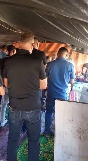 תפילת יום שישי נערכה באוהל "חוסן ואתגר" מזרחית לשכם