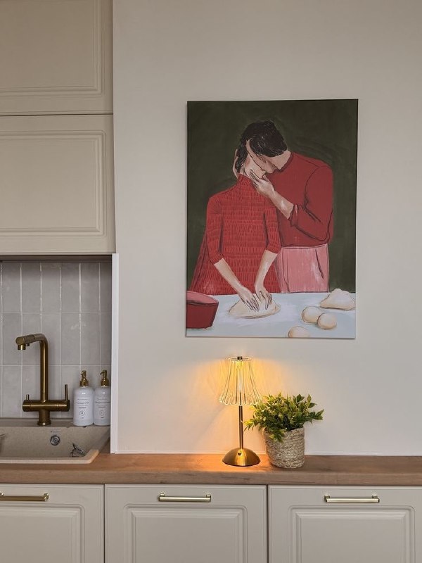 Картины на кухне?! Зачем?! Но именно кухня почему-то сильнее всего меняется, когда на стене появляется искусство. Кухня давно перестала быть просто... - изображение 1 - кухне, это, картины