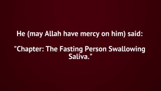 Kissing does not break the fast unless one swallows their partner’s saliva | Sheikh AbdurRazzāq Al-Badr