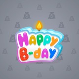 B-Day Candle #217