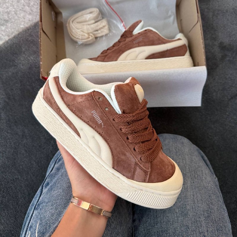 Puma Puma Suede XL Crush Preserves Beige Brown, фото 3