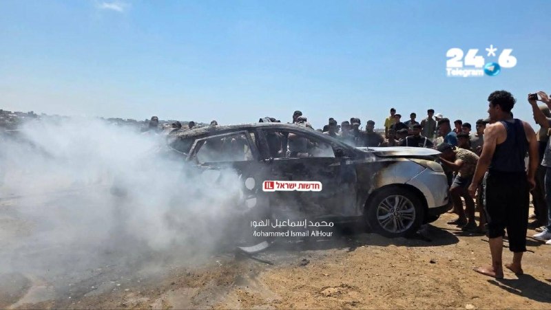🇮🇱 דיווחים פלסטיניים: שני הרוגים בתקיפה על רכב באזור נוסיראת במרכז רצועת עזה.