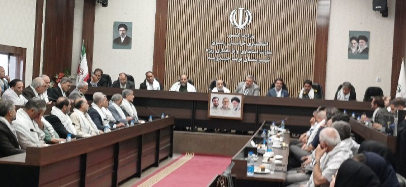 تابان تربت | اخبار تربتحیدریه: 📲هماکنون| اجلاسیه روسای اتحادیههای صنفی تربتحیدریه همزمان با هفته بسسج اصناف، اجلاسیه روسای اتحادیههای صنفی تربتحید