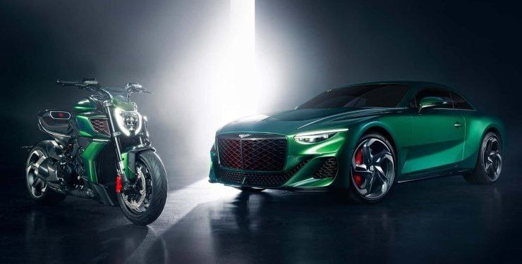 Первый мотоцикл от Bentley: карбон, алькантара и цена 70 000 долларов 1